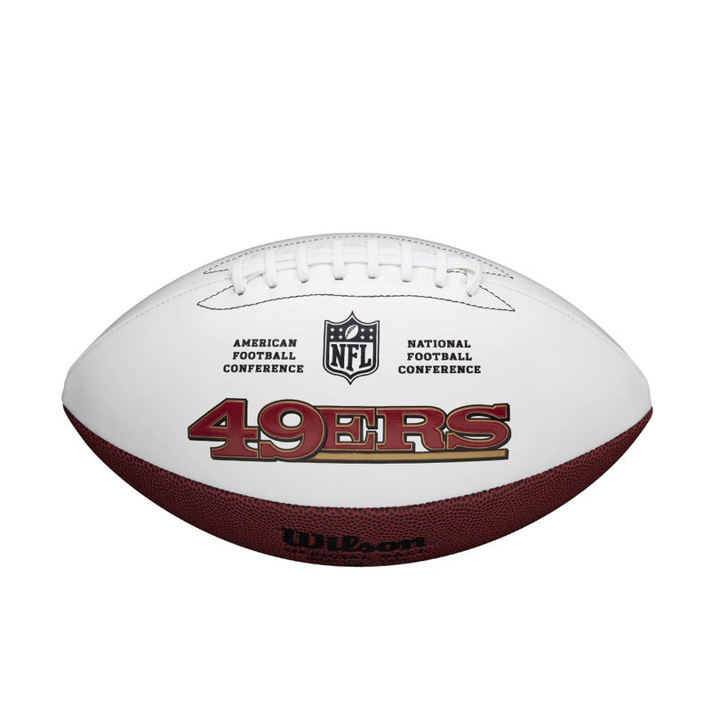 WILSON NFL Live Signature Autograph Football - Official Size, San Francisco 49ers - Image 2